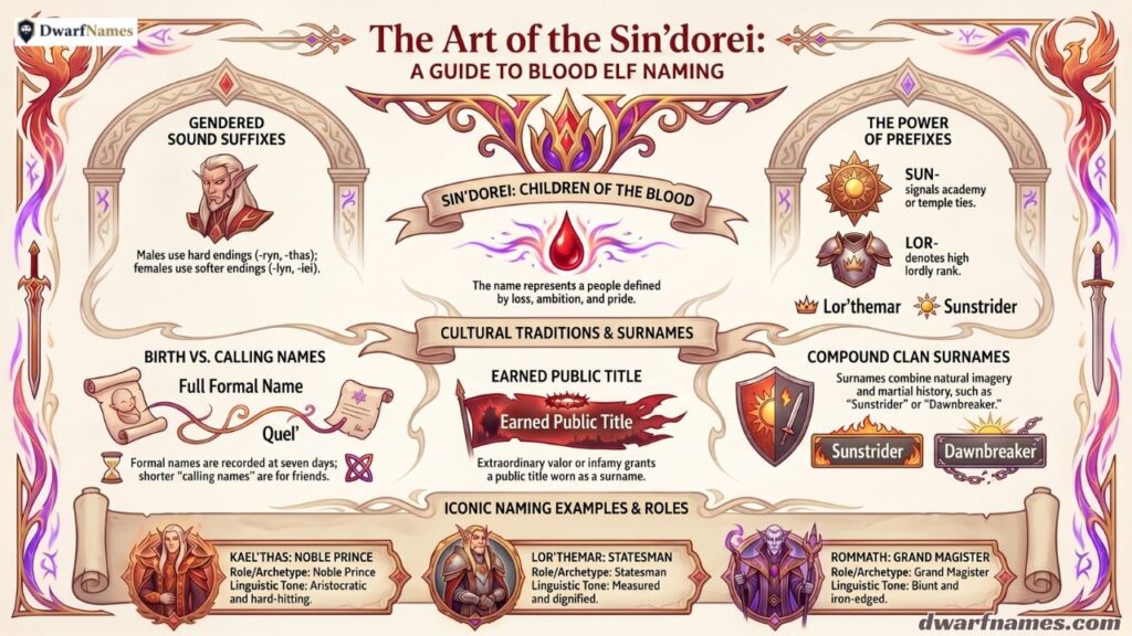Blood Elf Names