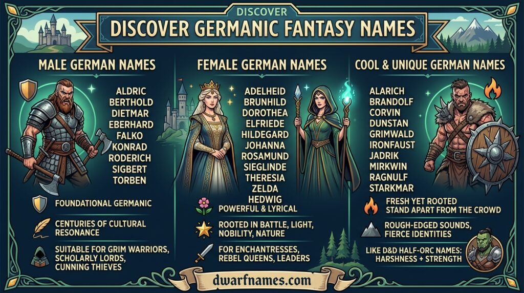 Cool and Unique German Names