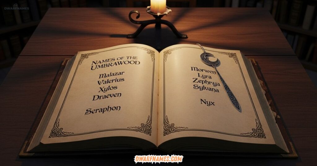 Dark Elf names