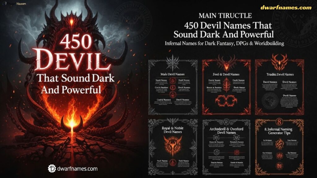 Devil Names