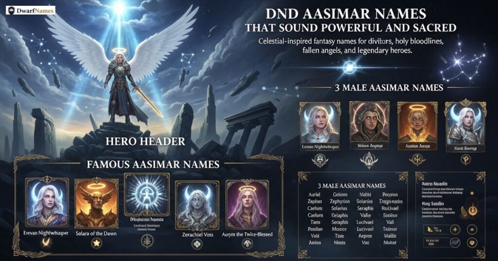 DnD Aasimar Names