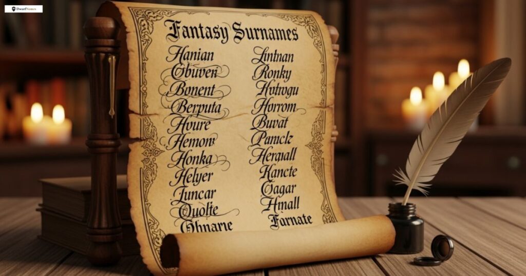 Fantasy Surnames Ideas for Epic Characters Today