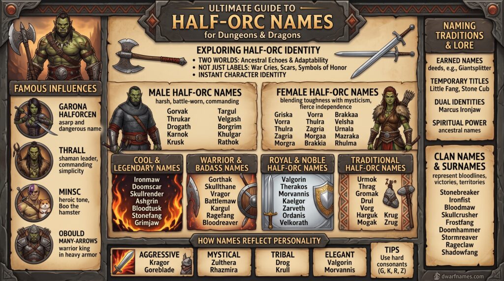 Half-Orc Names
