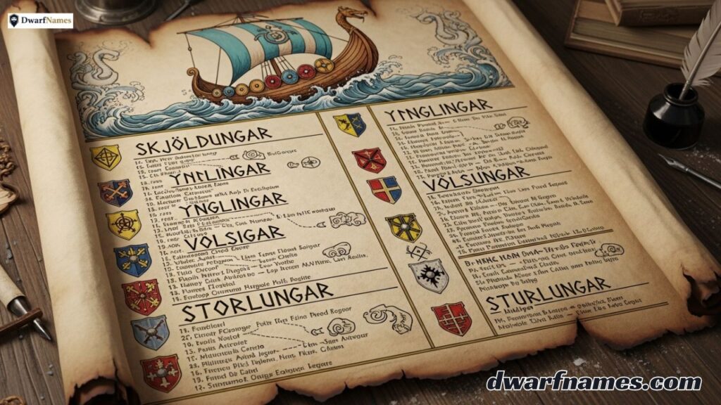 Norse Clan Names and Family Lineages