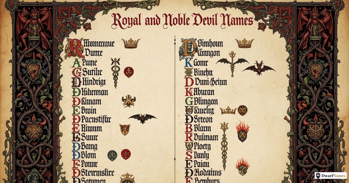 400 Devil Names That Sound Dark And Powerful