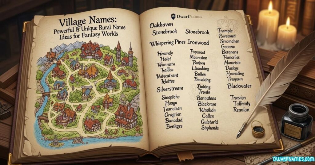 Village Names Powerful & Unique Rural Name Ideas for Fantasy Worlds