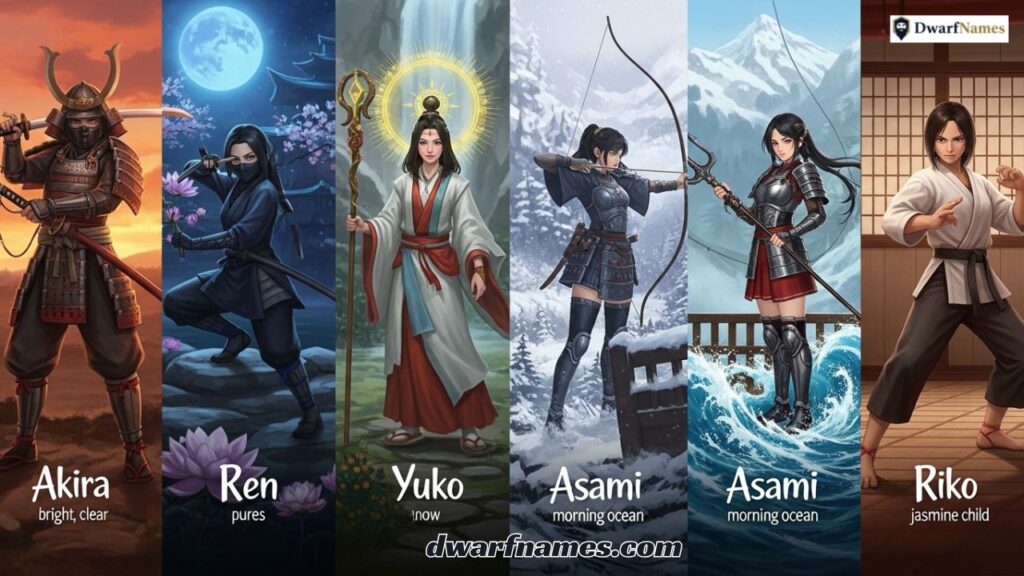 Warrior & Badass Japanese Names for Girls