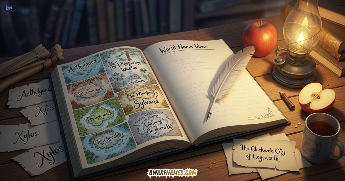 Good World Names World Name Ideas: 300+ Unique, Creative & Fantasy World Names for Writers