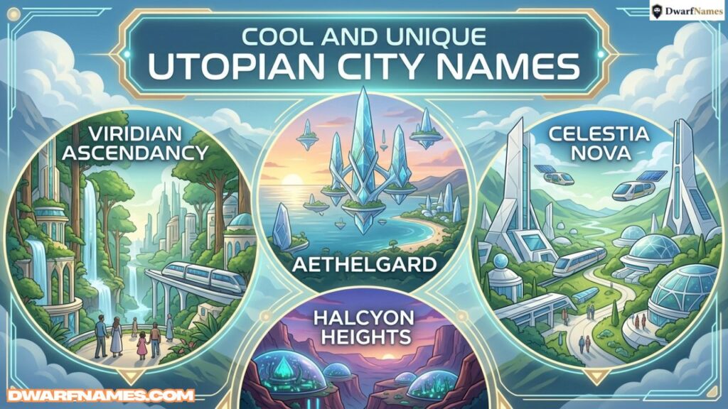 Cool and Unique Utopian City Names