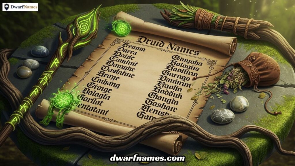 Druid Names for World of Warcraft