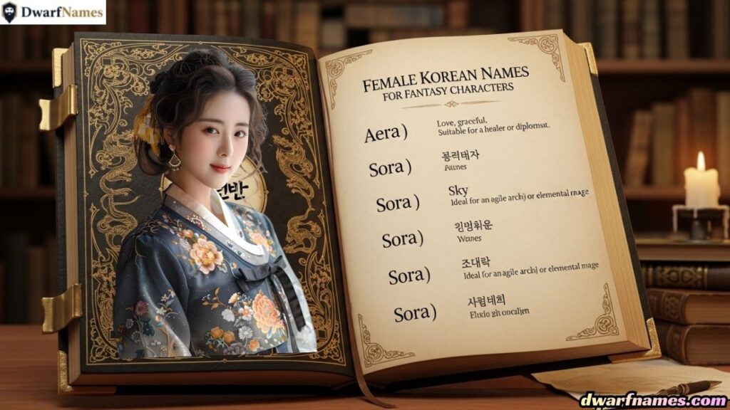 Female Korean Names for Fantasy Characters