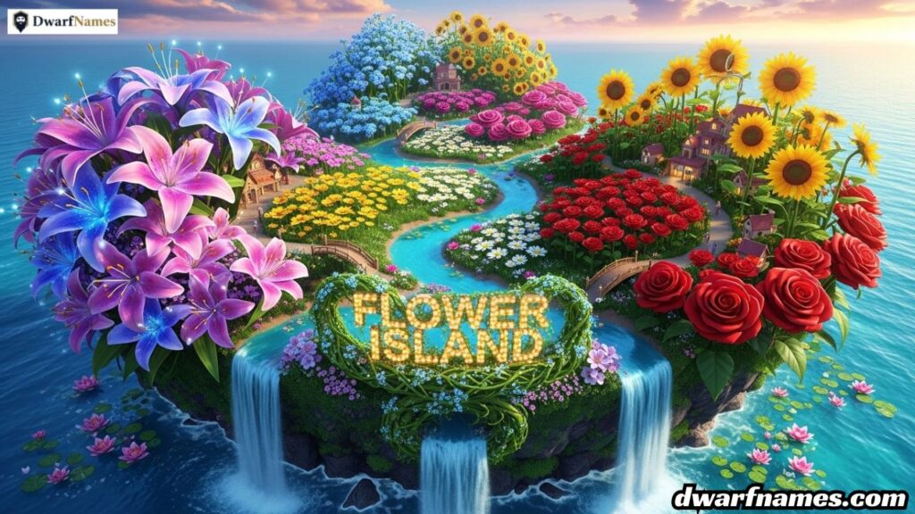 Flower Island Names