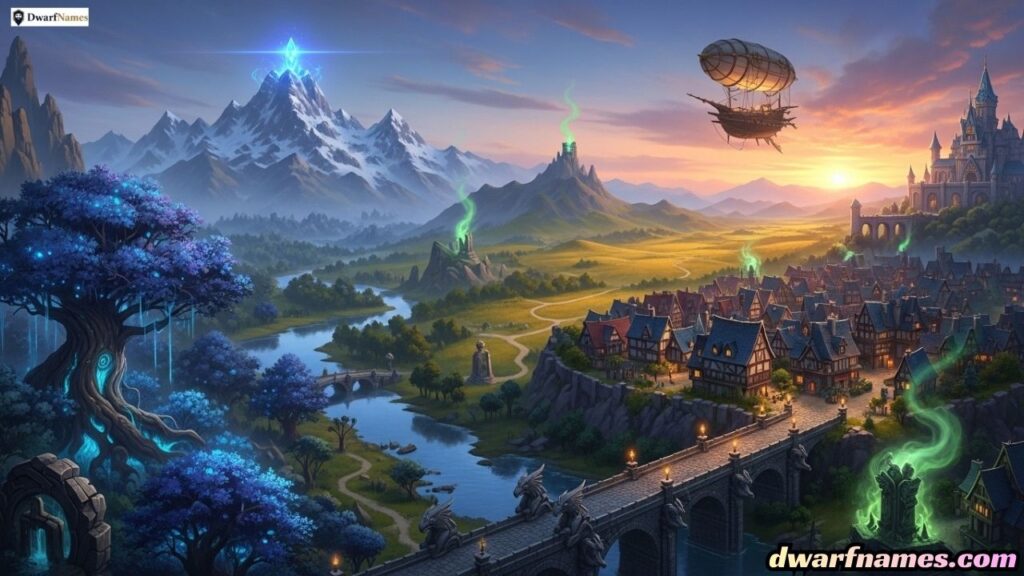Gaming Fantasy Country Name Ideas