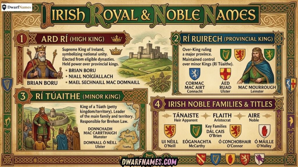 Irish Royal and Noble Names