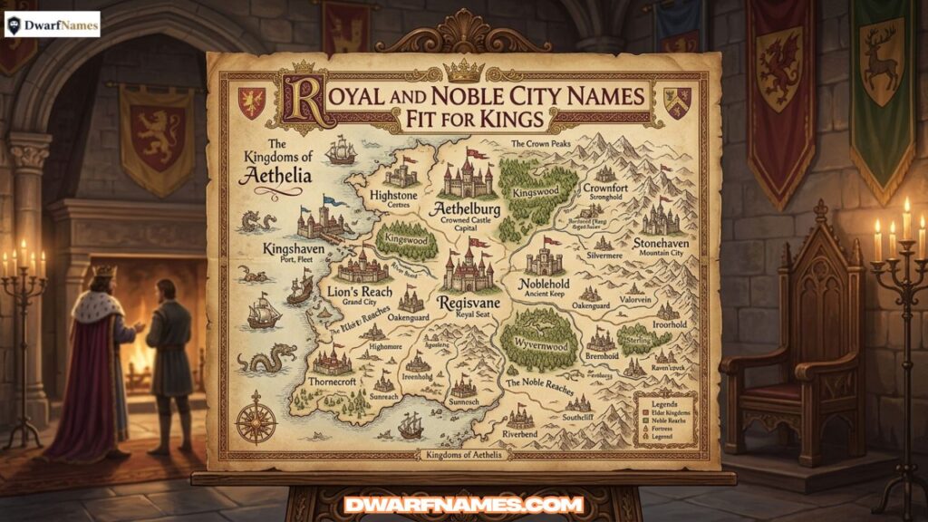 Royal and Noble City Names Fit for Kings