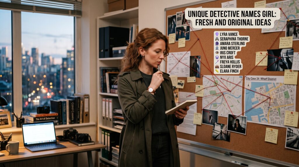 Unique Detective Names Girl Fresh and Original Ideas
