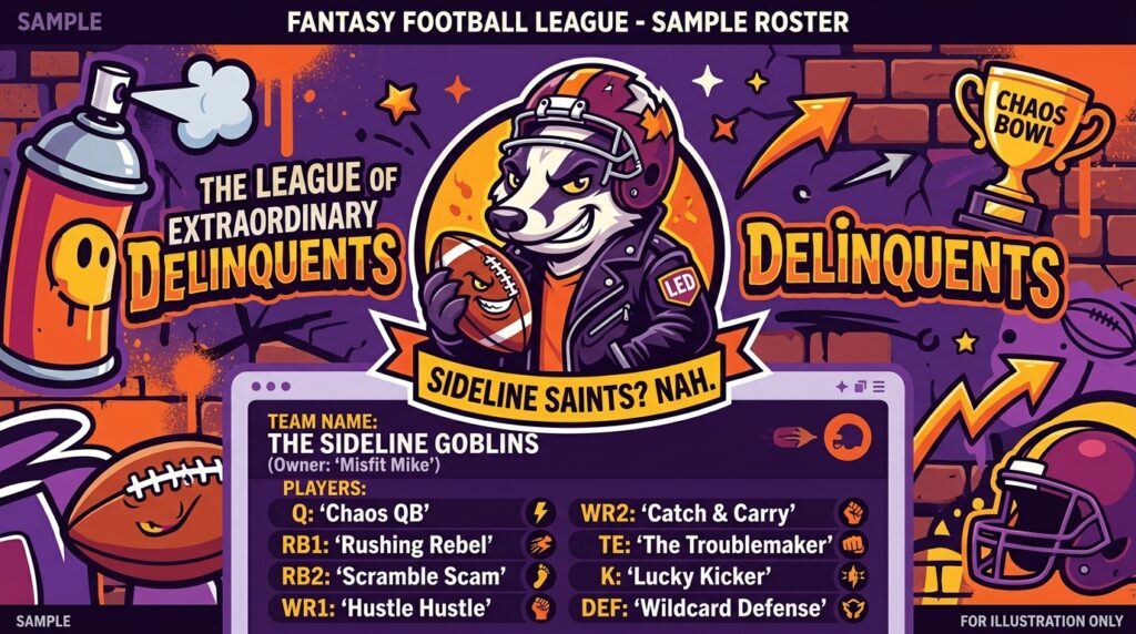 Inappropriate Fantasy Football Team Names