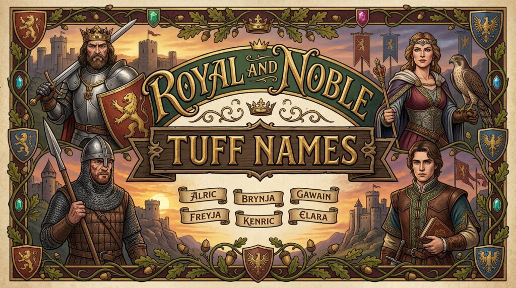 Royal and Noble Tuff Names
