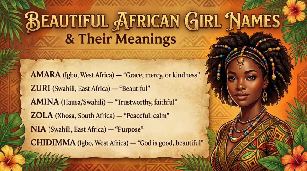 Beautiful African Girl Names With Meaning