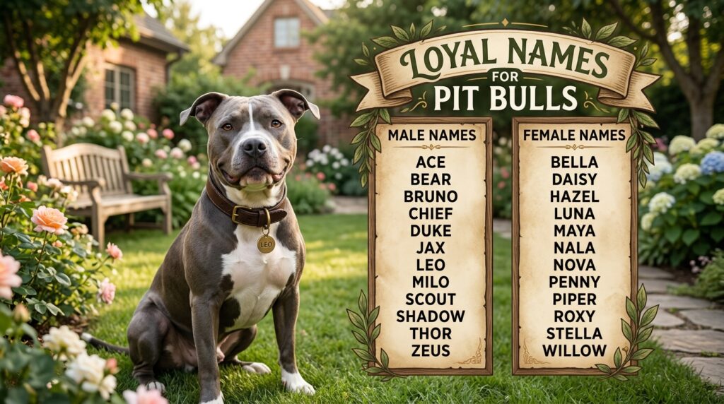 Loyal Names for Pit Bulls